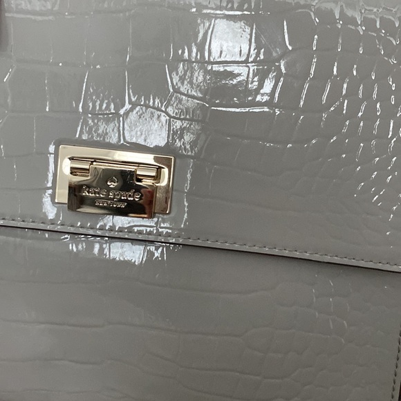 Kate Spade Croc-embossed Doris Satchel - Picture 7 of 9